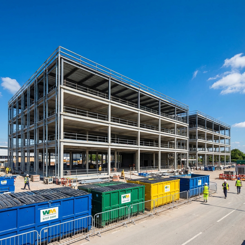 Caçamba em comércio